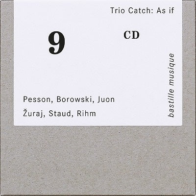 Trio Catch - Borowski, Juon, Pesson, Rihm, Staud, Zuraj: As If - Import CD