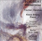 Dietrich Fischer-Dieskau - Schubert : Winterreise / Dieskau , Klaus Billing - Import CD