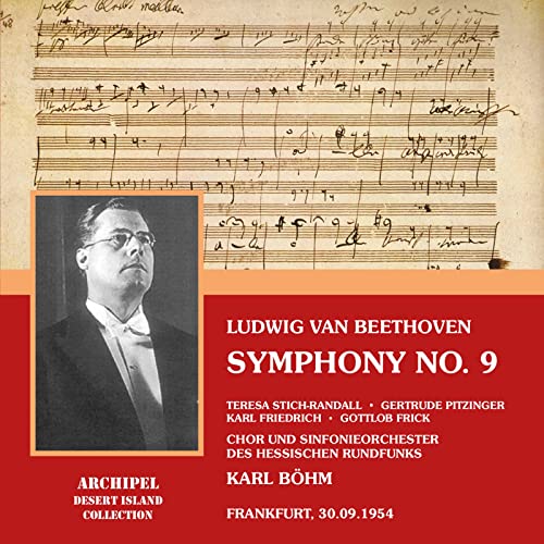 Beethoven (1770-1827) - Sym.9: Bohm / Hessn Rso & Cho Stich-randall Pitzinger K.friedrich Frick - Import CD