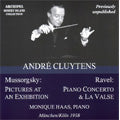 Andre Cluytens - Ravel : Piano Concerto (1958), La Valse (11/7/1955); Mussorgsky: Pictures at an Exhibition (1958) / Monique Haas(p), Andre Cluytens(cond), PCO, WDR SO - Import CD