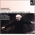 Arturo Toscanini - Verdi: Messa da Requiem / Arturo Toscanini, NBC Symphony Orchestra, Zinka Milanov, etc - Import 2 CD