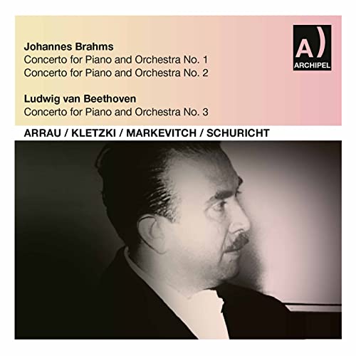 Brahms (1833-1897) - Brahms Piano Concertos Nos, 1, 2, Beethoven Piano Concerto No, 3, : Arrau, Kletzki / Markevitch / Schuricht 1956, 59)(2CD) - Import 2 CD