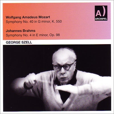 George Szell - Mozart: Symphony No.40 K.550; Brahms: Symphony No.4 Op.98 - Import CD