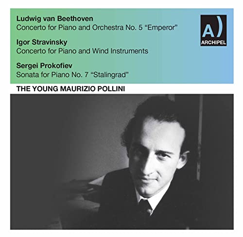 Beethoven (1770-1827) - Beethoven Piano Concrto No, 5, Stravinsky, Prokofiev : Pollini, Pradella / Rome RAI Symphony Orchestra, etc (1958-59) - Import CD