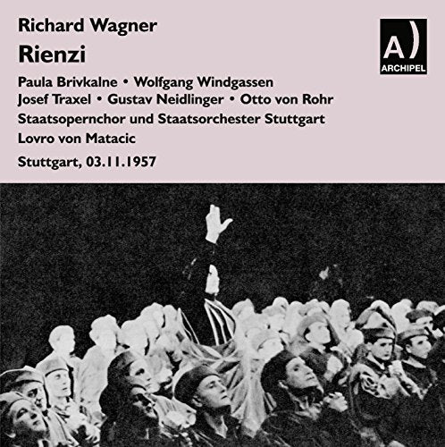 Wagner (1813-1883) - Rienzi : Matacic / Stuttgart State Opera, Windgassen, Brivkalne, Traxel, etc (1957 Monaural)(2CD) - Import 2 CD