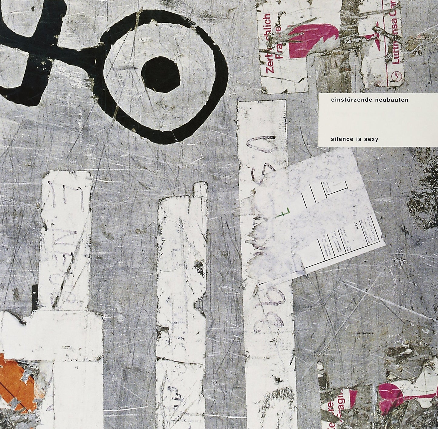 Einsturzende Neubauten - Silence Is Sexy - Import Vinyl 2 LP Record