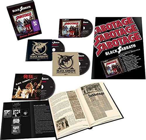 Black Sabbath - Sabotage (Super Deluxe 4CD Box Set)  - Import 3CD+CD Single+Hardcover Booklet Box Set