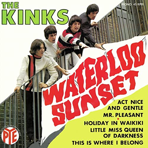 The Kinks - Waterloo Sunset - Import Yellow 12’ Single Record