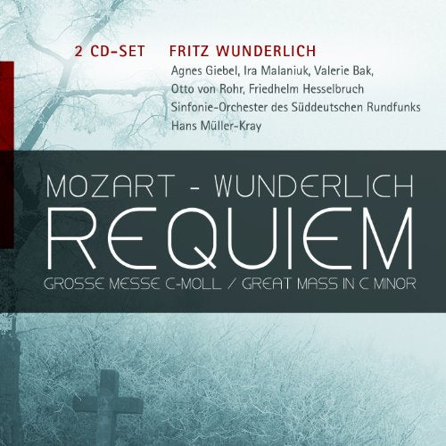 Mozart (1756-1791) - Requiem, Mass K.427 : Muller-Kray / Stuttgart Radio Symphony Orchestra, Wunderlich, Giebel, etc (1958, 57)(2CD) - Import 2 CD
