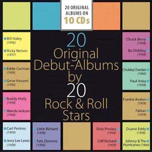 Various Artists - 20 Original Debut Albums By 20 Rock & Roll Stars - Import 10 CD Box Set
