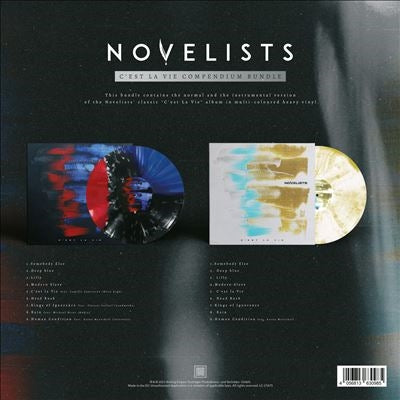 Novelists Fr - C'Est La Vie + Instrumental - Import Black Red Blue Special Splatter + White Gold Marbled Vinyl 2 LP Record Limited Edition