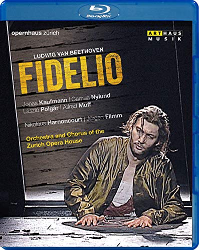 Beethoven (1770-1827) - "Fidelio : Flimm, Harnoncourt / Zurich Opera, Nylund, J.Kaufmann, Polgar, Muff, etc (2004 Stereo)" - Import Blu-ray Disc