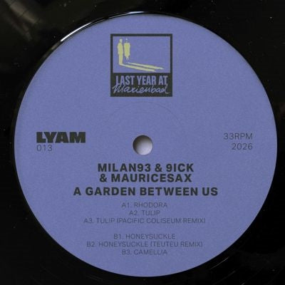 Milan 93, 9ICK, Mauricesax - A Garden Between Us - Import Vinyl 12 inch Record Limited Edition