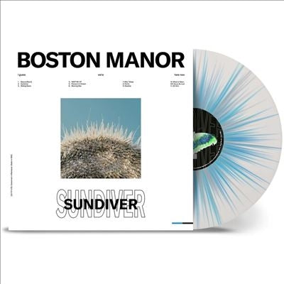 Boston Manor - Sundiver - Import White/Sky Blue/Grey Splatter Vinyl LP Record