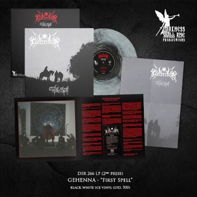 Gehenna - First Spell - Import Black/White Ice Vinyl LP Record