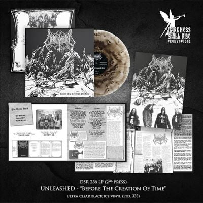 Unleashed - Before The Creation Of Time - Import Ultra Clear Black Ice Vinyl LP Record