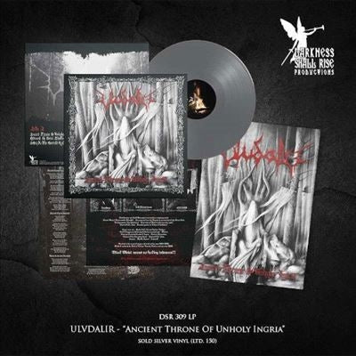 Ulvdalir - Ancient Throne Of Unholy Ingria - Import Solid Silver Vinyl LP Record Limited Edition