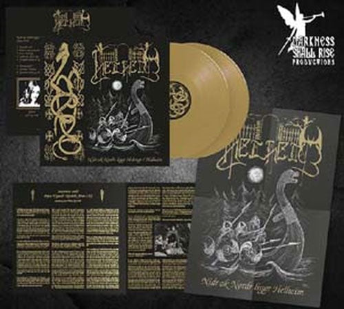 Helheim - Nidr Ok Nordr Liggr Helvegr - Import Gold Vinyl 2 LP Record Limited Edition