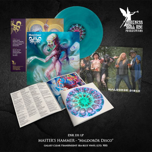 Master's Hammer - Maldoror Disco - Import Galaxy Clear Transparent Sea-Blue Vinyl LP Record Limited Edition