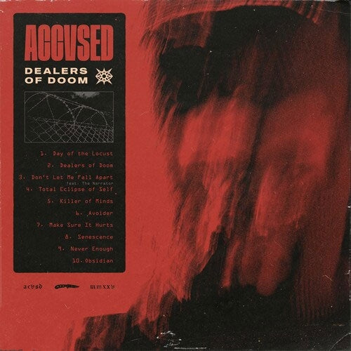 Accvsed - Dealers of Doom - Import Red/Black Corona Vinyl LP Record Limited Edition