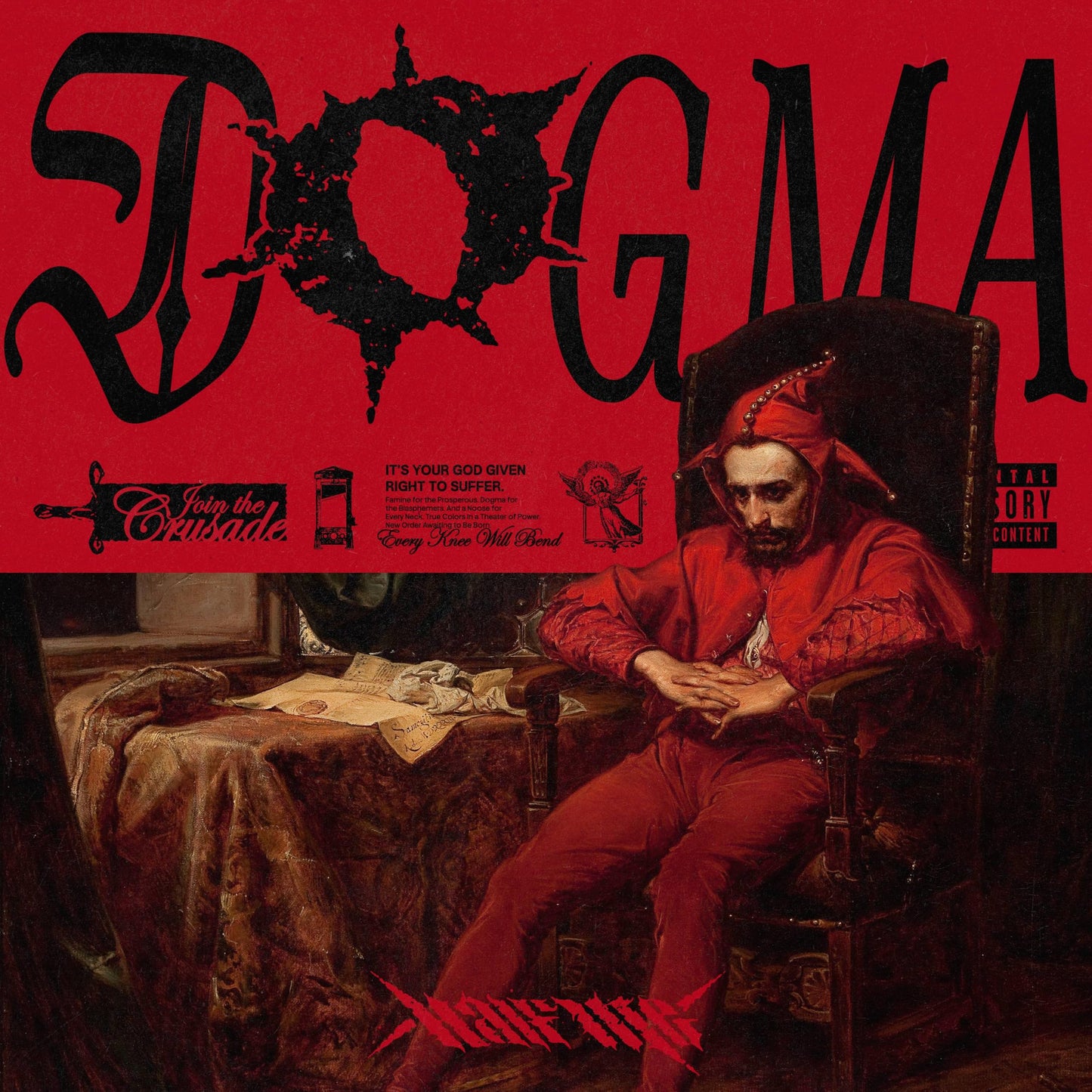 Half Me - Dogma - Import Black & Red Splatter Vinyl LP Record Limited Edition