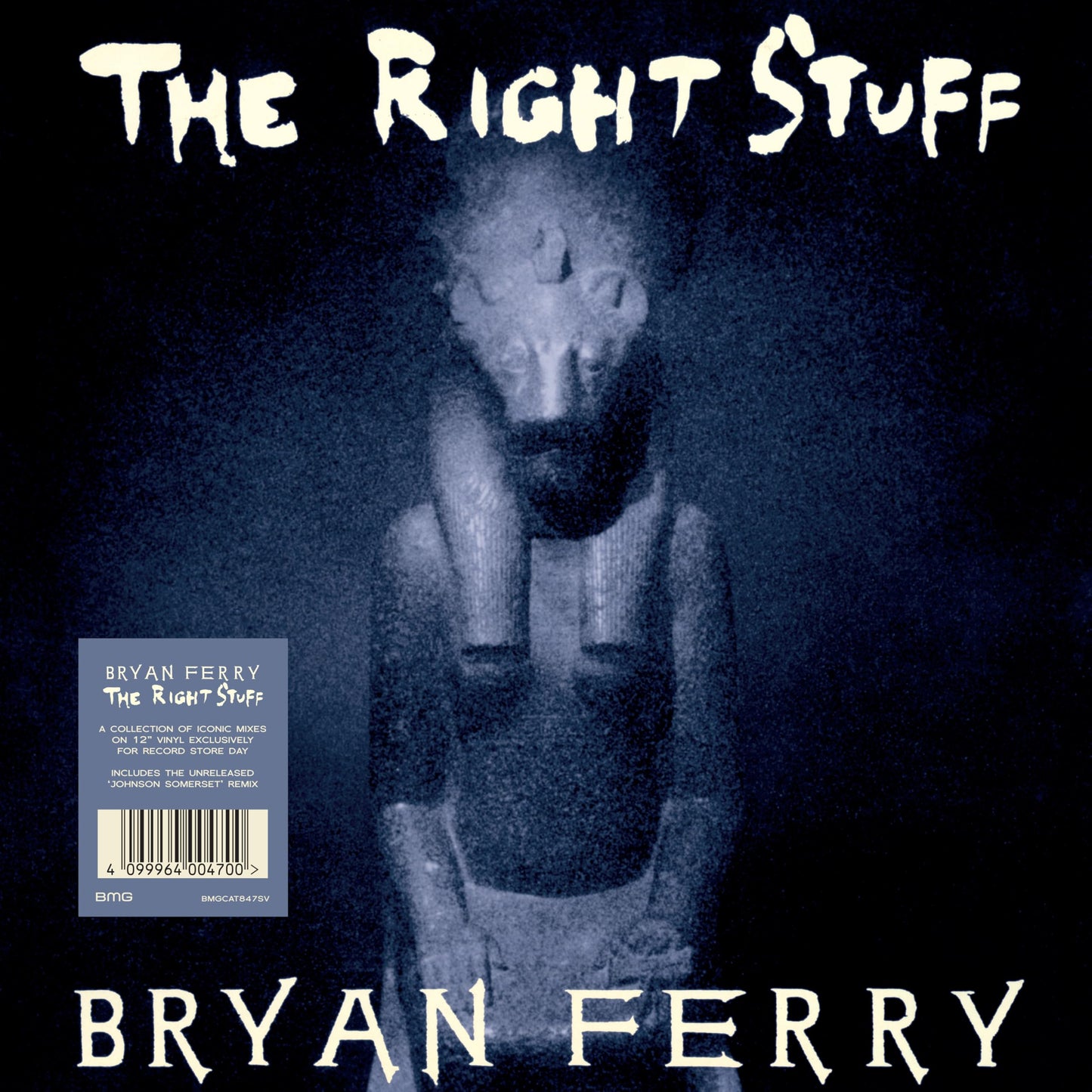 Bryan Ferry - The Right Stuff - Import Blue Vinyl 12inch Shingle Record Limited Edition