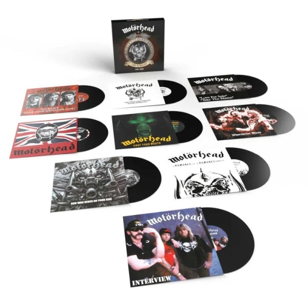 Motorhead - We Take No Prisoners (The Singles 1995-2006) - Import Vinyl 7 Inch Single Record x9 Box Set