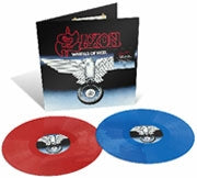 Saxon - Wheels Of Steel (45Th Anniversary Edition) - Import RECORD STORE DAY/Red and Blue Vinyl 2 LP Record Limited Edition