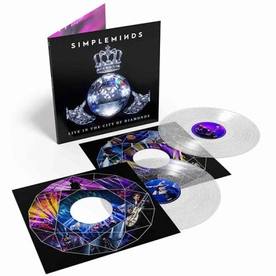 Simple Minds - Live In The City Of Diamonds (Exclusive) - Import Double Clear Glitter Vinyl 2 LP Record Limited Edition
