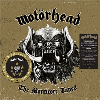 Motorhead - The Manticore Tapes (Deluxe Bookpack) - Import Clear Vinyl 2 LP Record+7inch Limited Edition