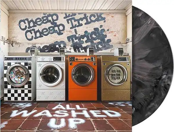 Cheap Trick - All Washed Up - Import Graphite Marble Colour Vinyl LP Record