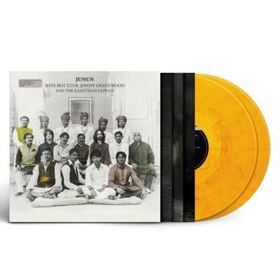 Shye Ben-Tzur 、 Jonny Greenwood 、 The Rajasthan Express - Junun - Import Yellow & Orange Marble Vinyl 2 LP Record