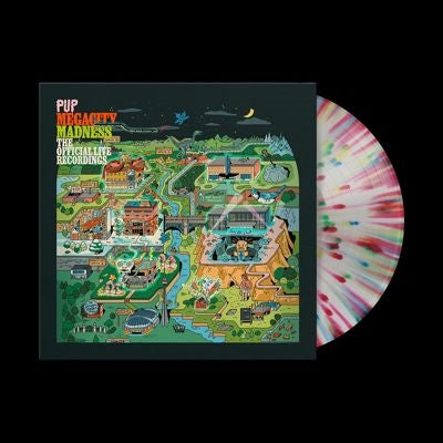 Pup - Megacity Madness: The Official Live Recordings - Import Multicolor Splatter Vinyl LP Record Limited Edition