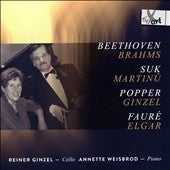 Reiner Ginzel - Piano & Cello Works - Import CD