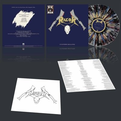 Razor - Custom Killing - Import Multi-Splatter Vinyl LP Record Limited Edition