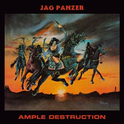 Jag Panzer - Ample Destruction - Import Orange Smoke Vinyl LP Record Limited Edition
