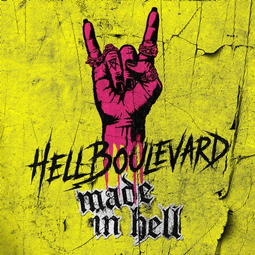 Hell Boulevard - Made In Hell - Import Neon Yellow with Pink Splatter Vinyl LP Record