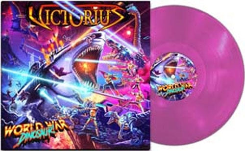 Victorius - World War Dinosaur - Import Prehistoric Purple Vinyl LP Record+7inch Limited Edition