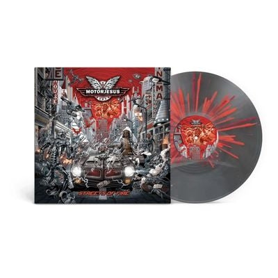 Motorjesus - Streets of Fire (Tour Edition) - Import Colored Vinyl LP Record