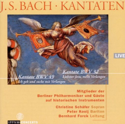 Bach (1685-1750) - Cantata.32, 49: C.schafer Kooij Forck(Vn)/ Bpo Ensemble - Import CD