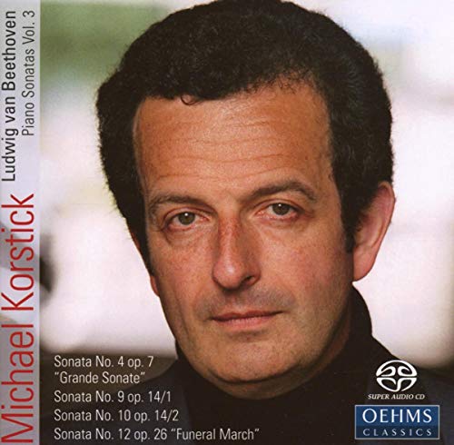 BEETHOVEN,L. V. - Beethoven:Piano Sonatas Vol.3 :No.4 Op.7/No.9 Op.14-1/No.10 Op.14-2/No.12 Op.26 (9/5-7/2006) :Michael Korstick(p) - Import SACD Hybrid