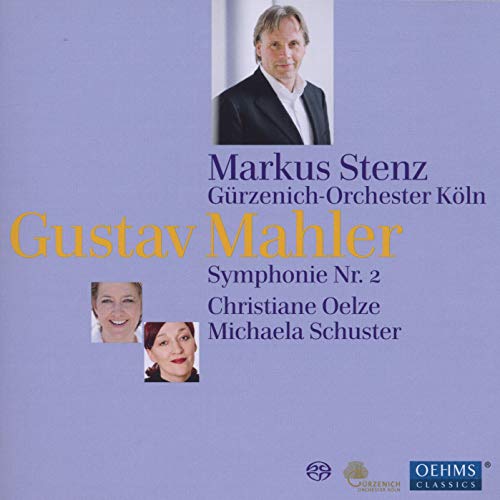 Mahler (1860-1911) - Symphony No, 2, : Stenz / Gurzenich Orchestra, Oelze, M.Schuster (2SACD) - Import 2 SACD Hybrid