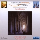 Bolton, Ivor, Mozarteum Orchestra Salzburg - Bruckner: Symphony No.9 (Novak) (11/10-11/2005) / Ivor Bolton(cond), Mozarteum Orchestra Salzburg - Import CD