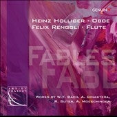 Heinz Holliger, Felix Renggli - Fables - Works by W.F.Bach, A.Ginastera, R.Suter, A.Moeschinger - Import CD