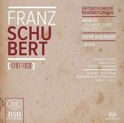 Gernot Schulz - Schubert: Entdeckungen Bearbeitungen - Import SACD Hybrid