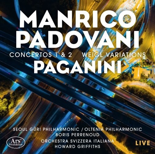 Manrico Padovani - Paganini:Violin Concerto No.1&2 / Weigl Variations - Import CD