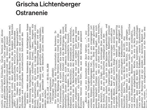 Grischa Lichtenberger - Ostranenie - Import CD