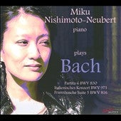 Nishimoto-neubert, miku / Bach - Miku Nishimoto-neubert Plays Johann Sebastian Bach - Import CD