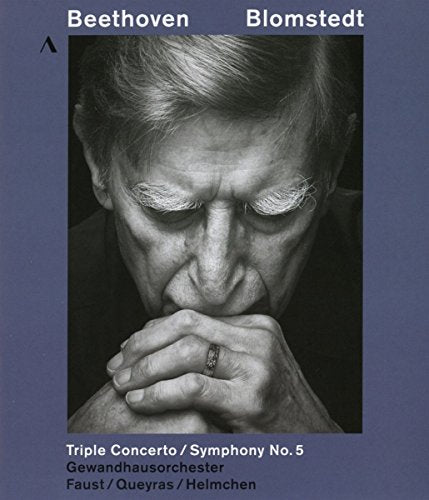 Beethoven (1770-1827) - Symphony No.5, Triple Concerto : Herbert Blomstedt / Gewandhaus Orchestra, I.Faust(Vn)Queyras(Vc)Helmchen(P) - Import Blu-ray Disc