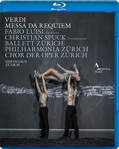 Verdi (1813-1901) - Requiem : Spuck, Fabio Luisi / Philharmonia Zurich, Stoyanova, Simeoni, Meli, Zeppenfeld, Ballet Zurich - Import Blu-ray Disc